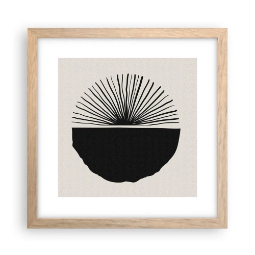 Plakat w ramie jasny dąb - Wachlarz możliwości - 30x30 cm