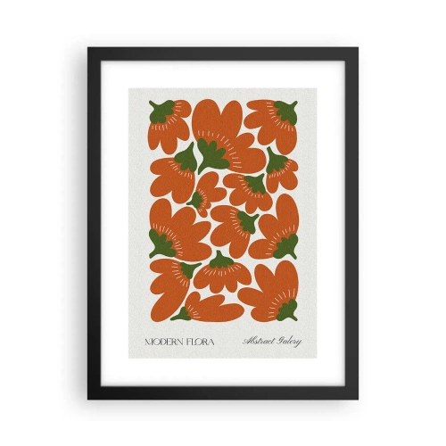 Plakat w czarnej ramie - Z życia kwiatów - 30x40 cm