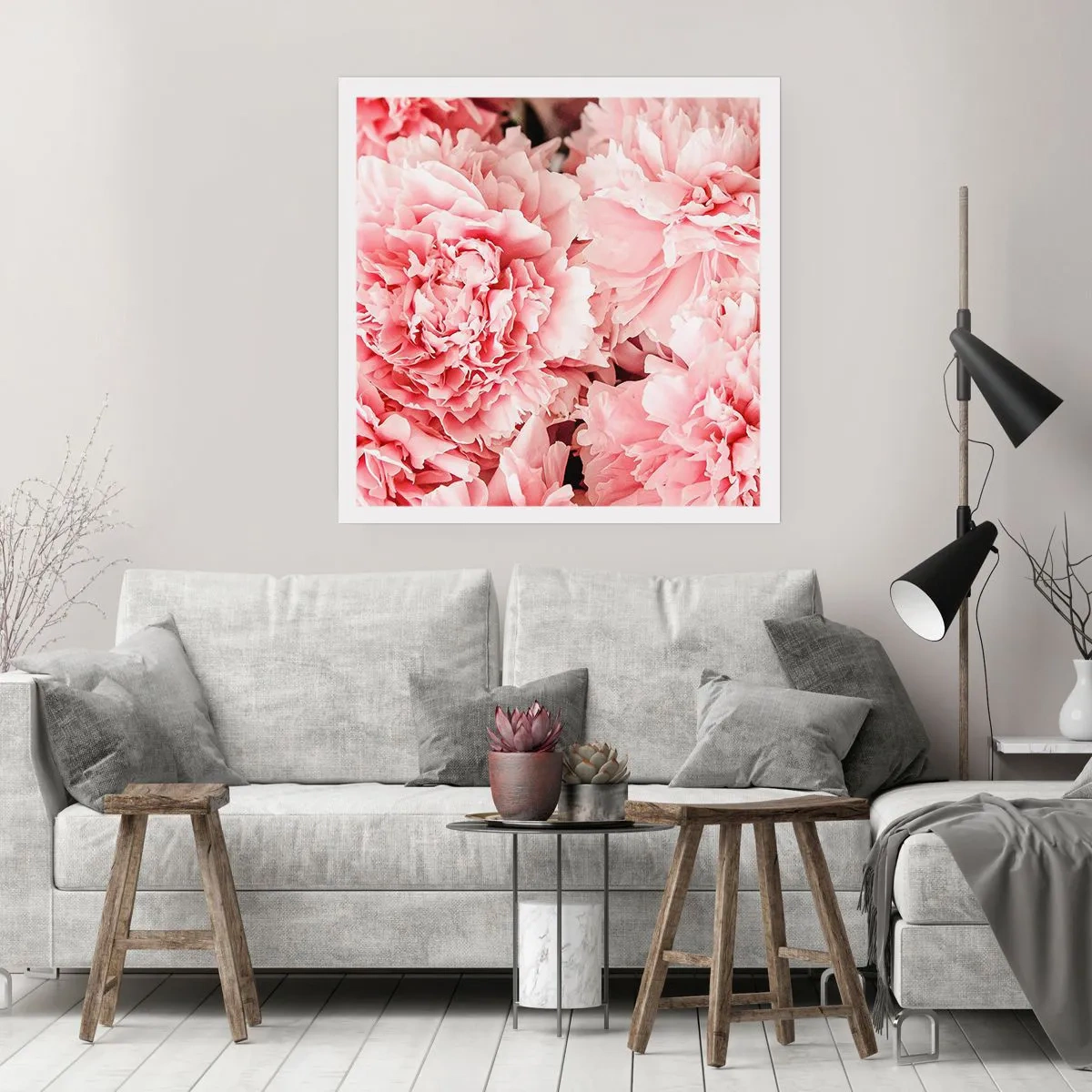 Plakat - Różowe marzenie - 30x30 cm