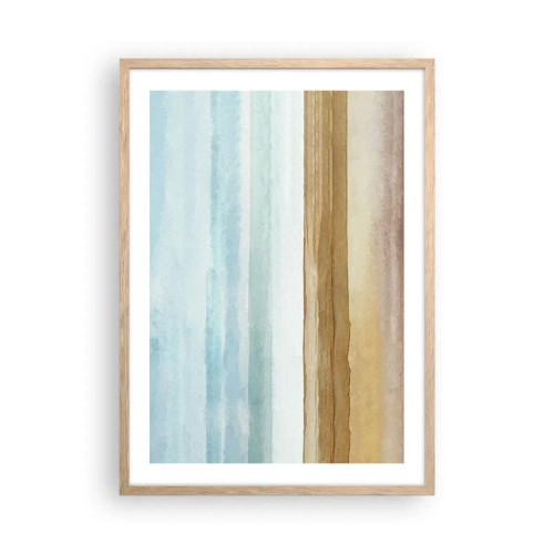Plakat w ramie jasny dąb - Ukojenie - 50x70 cm