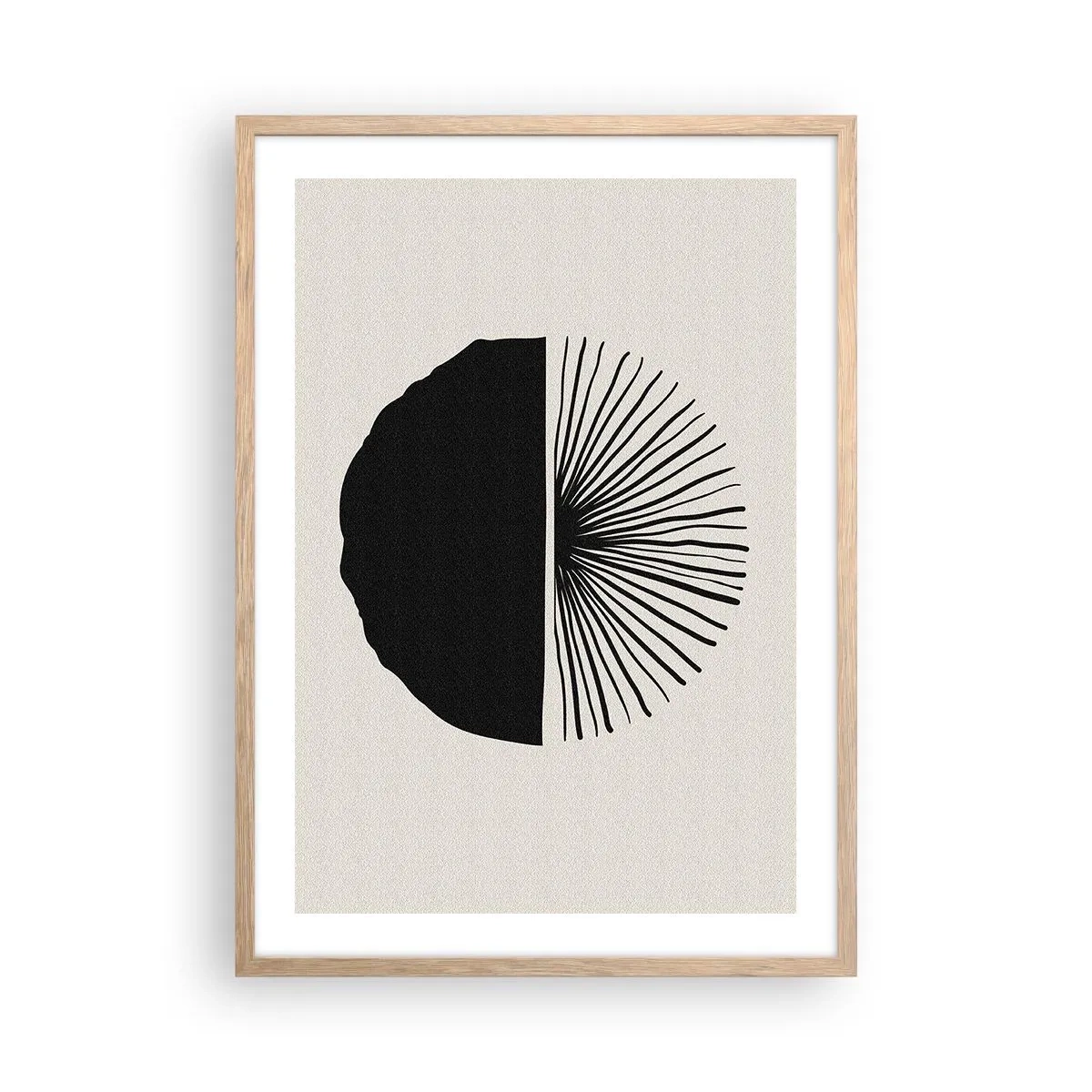 Plakat w ramie jasny dąb - Wachlarz możliwości - 50x70 cm