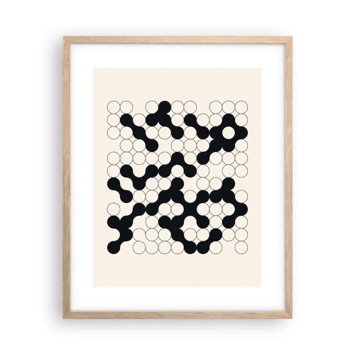 Plakat w ramie jasny dąb - Chińska gra – wariacja - 40x50 cm