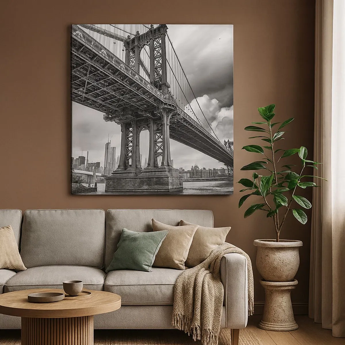 Obraz na płótnie - Do serca miasta - 30x30 cm