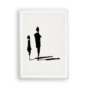 Plakat w białej ramie - Na pewno razem? - 70x100 cm