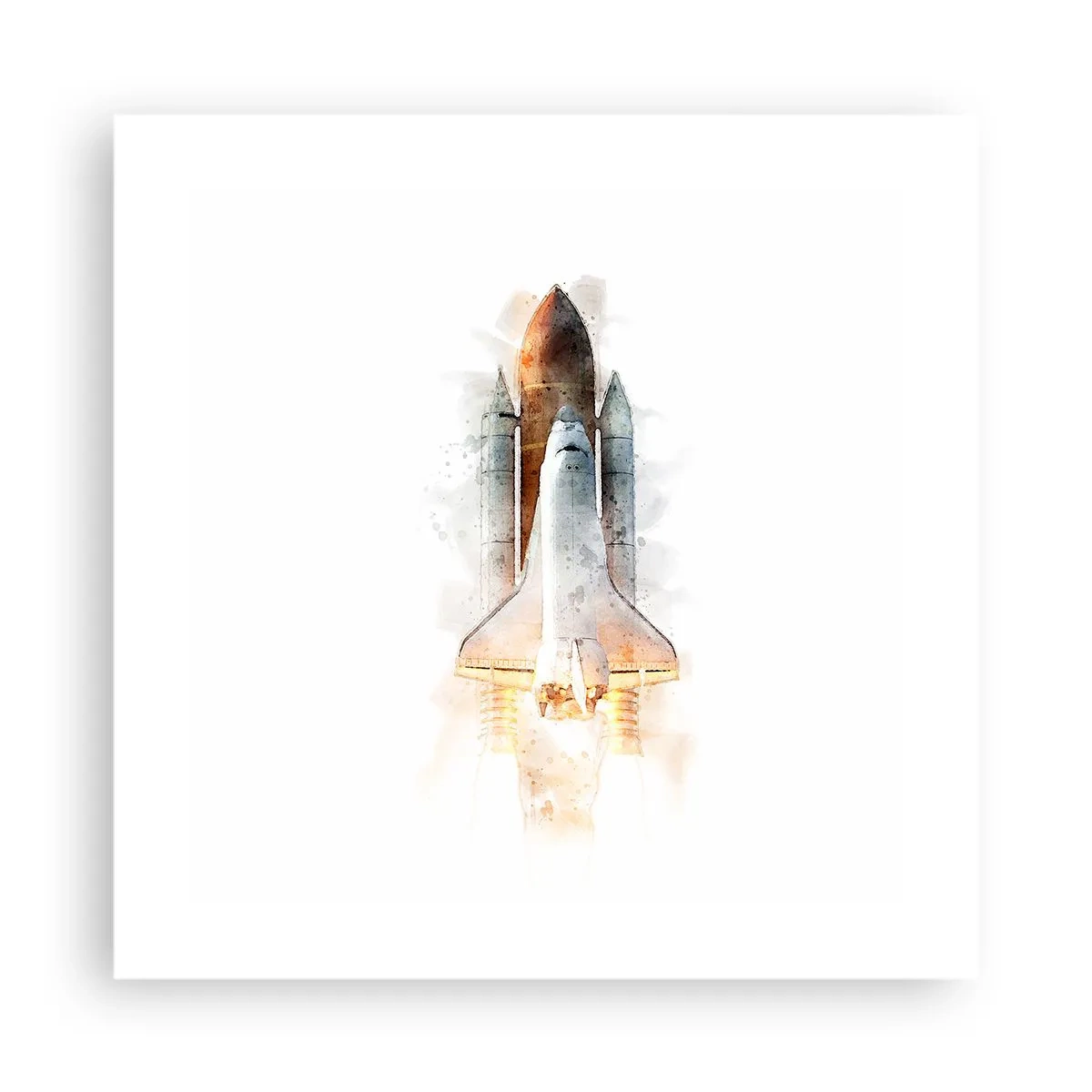 Plakat - Odkrywcy na start - 40x40 cm