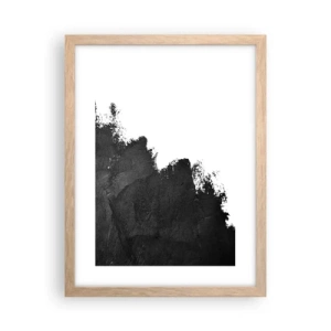 Plakat w ramie jasny dąb - Żywioły: ziemia - 30x40 cm