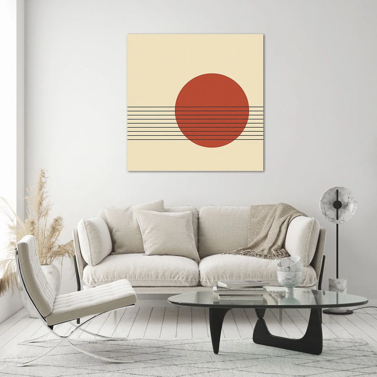 Obraz na szkle - W koło i dalej - 70x70 cm