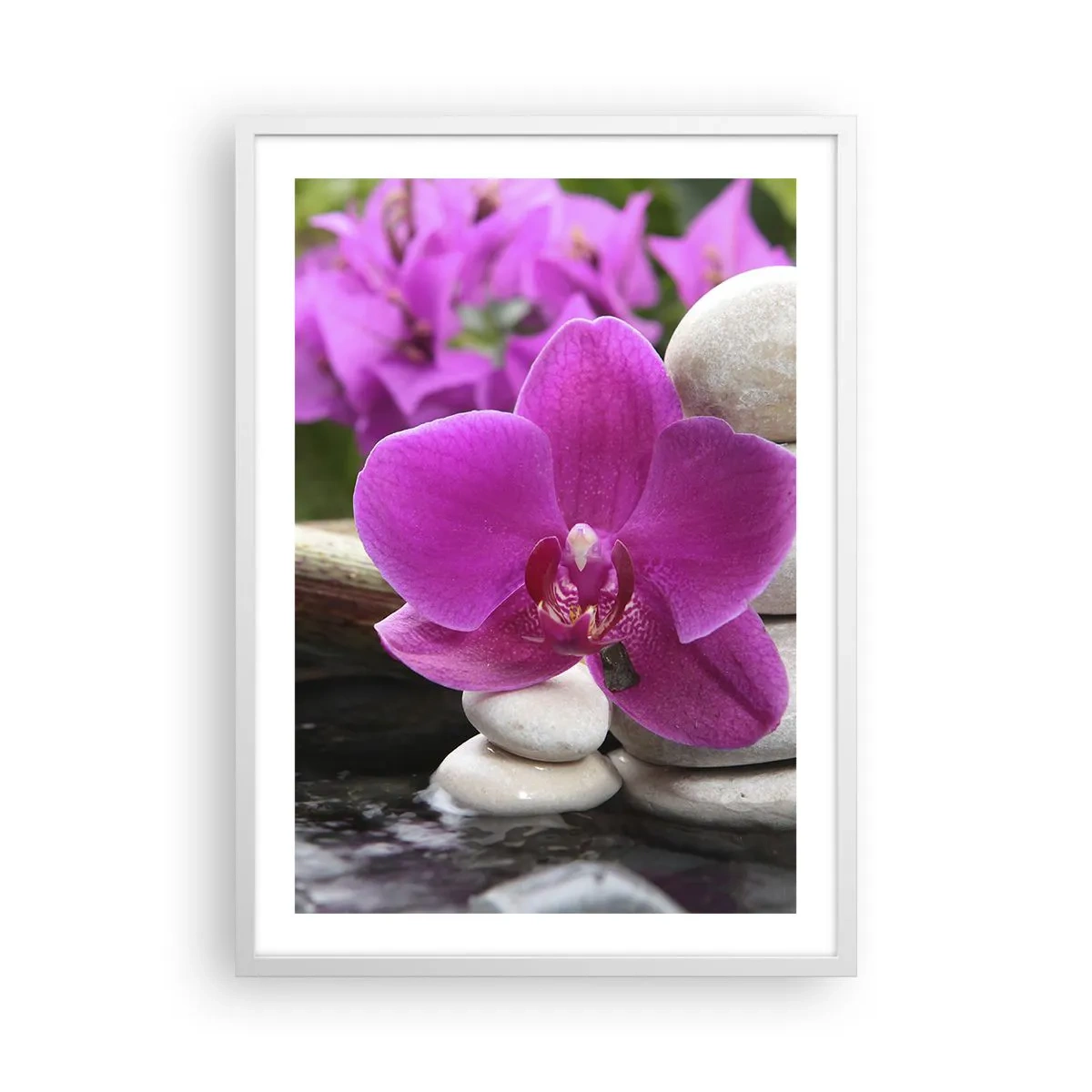 Plakat w białej ramie - Już odpoczywasz - 50x70 cm