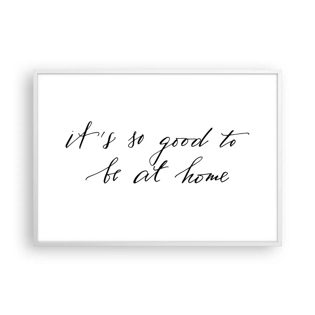 Plakat w białej ramie - Cała prawda - 100x70 cm