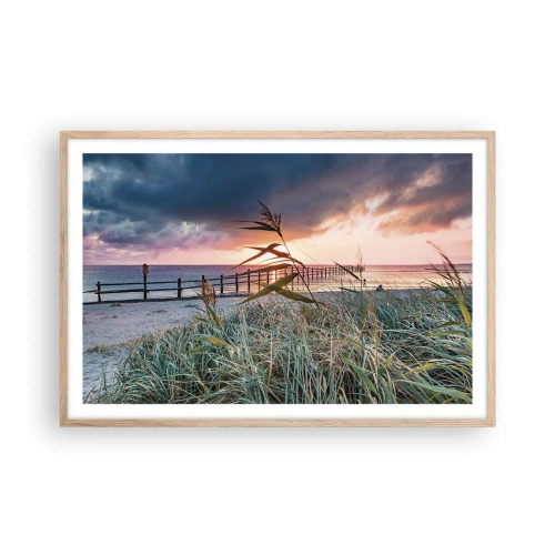 Plakat w ramie jasny dąb - Nie przemija z wiatrem - 91x61 cm