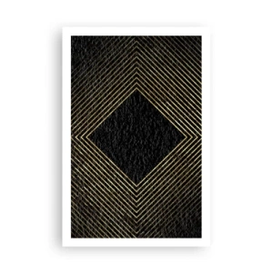 Plakat - Geometria w stylu glamour - 61x91 cm