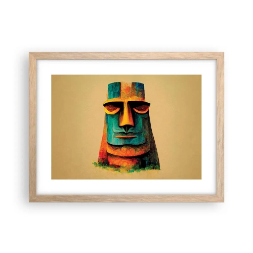 Plakat w ramie jasny dąb - Posągowy, a sympatyczny - 40x30 cm