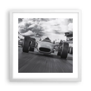 Plakat w białej ramie - Jest moc! - 40x40 cm