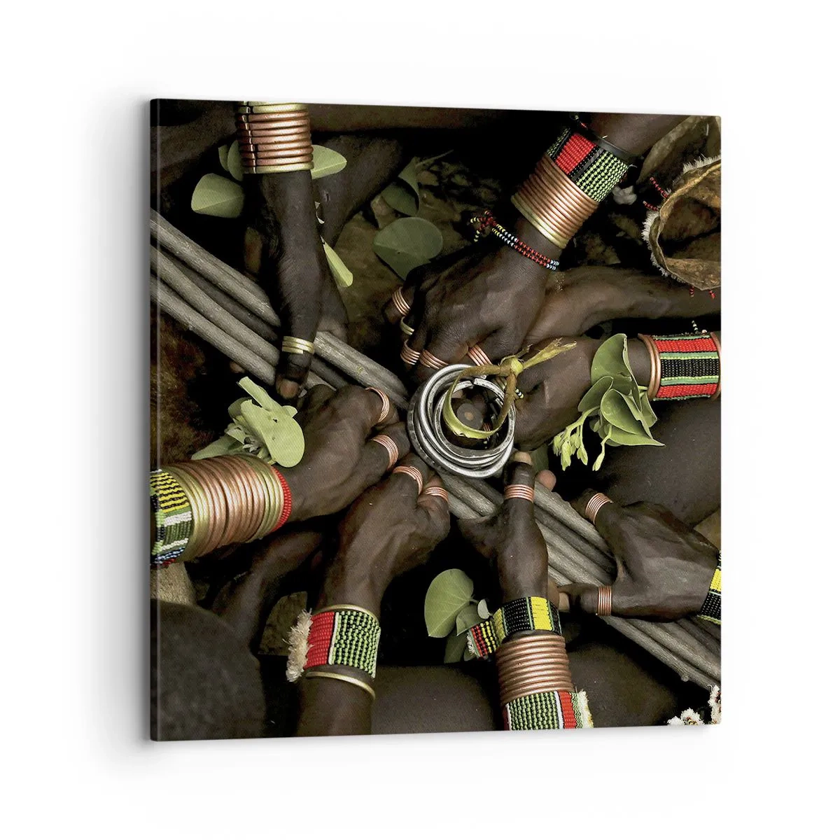 Obraz na płótnie - Jesteśmy razem - 70x70 cm