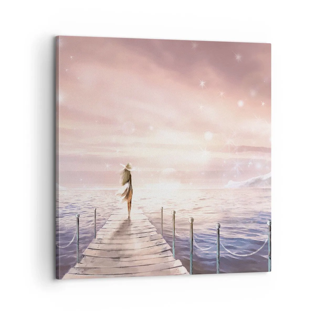 Obraz na płótnie - W świetle marzenia - 60x60 cm