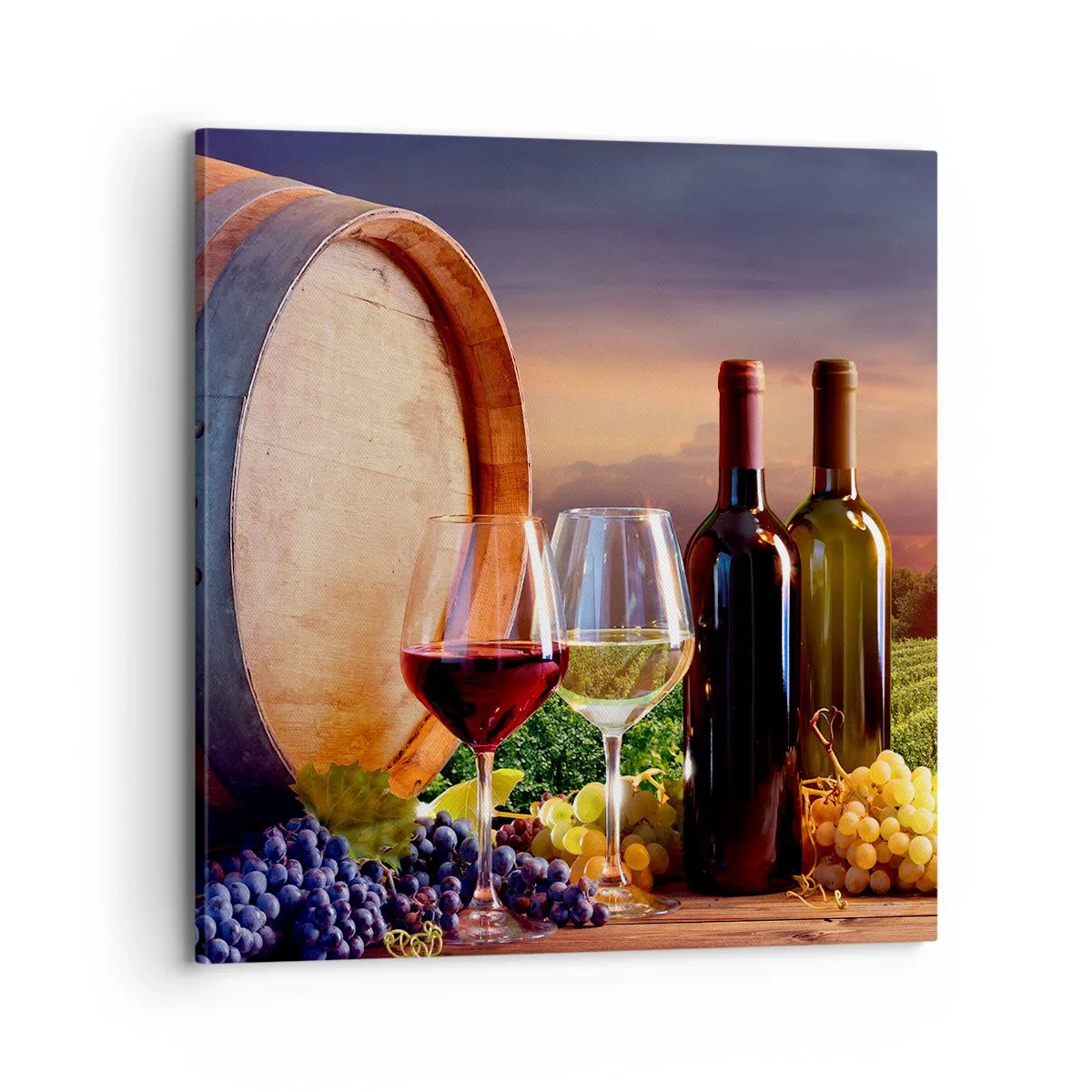 Obraz na płótnie - Tu życie ma smak - 70x70 cm