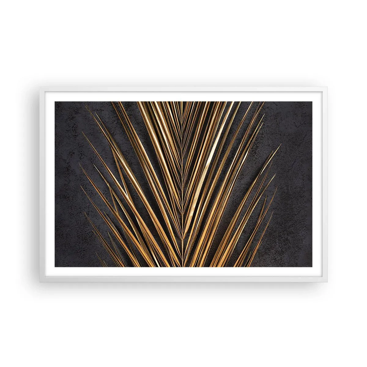 Plakat w białej ramie - Złoto tropików - 91x61 cm