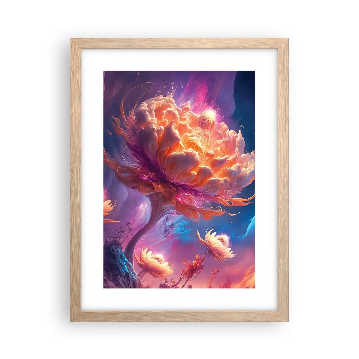 Plakat w ramie jasny dąb - Inny świat - 30x40 cm