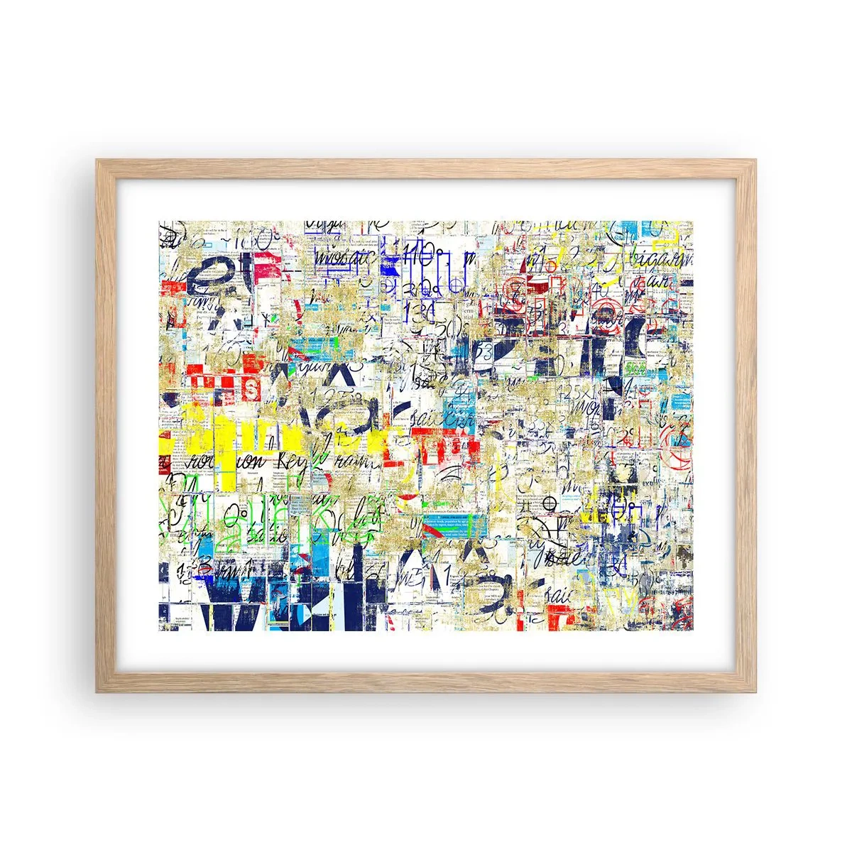 Plakat w ramie jasny dąb - Po prostu cieszy oczy - 50x40 cm