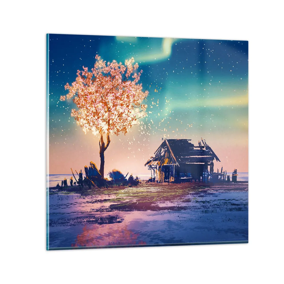 Obraz na szkle - Natura nie przemija - 30x30 cm