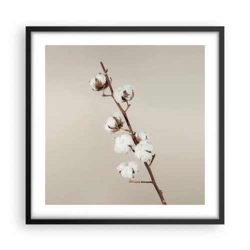 Plakat w czarnej ramie - U źródła miękkości - 50x50 cm