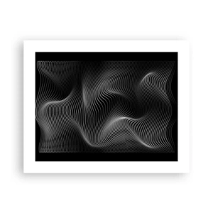 Plakat - Taniec światła w przestrzeni - 50x40 cm