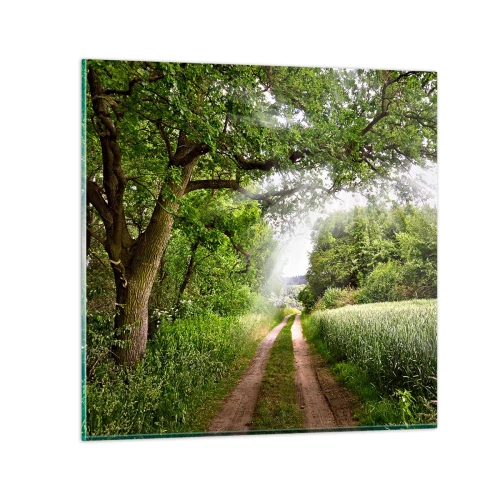Obraz na szkle - Et in Arcadia ego - 30x30 cm