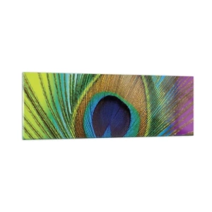 Obraz na szkle - Oko w oko - 90x30 cm