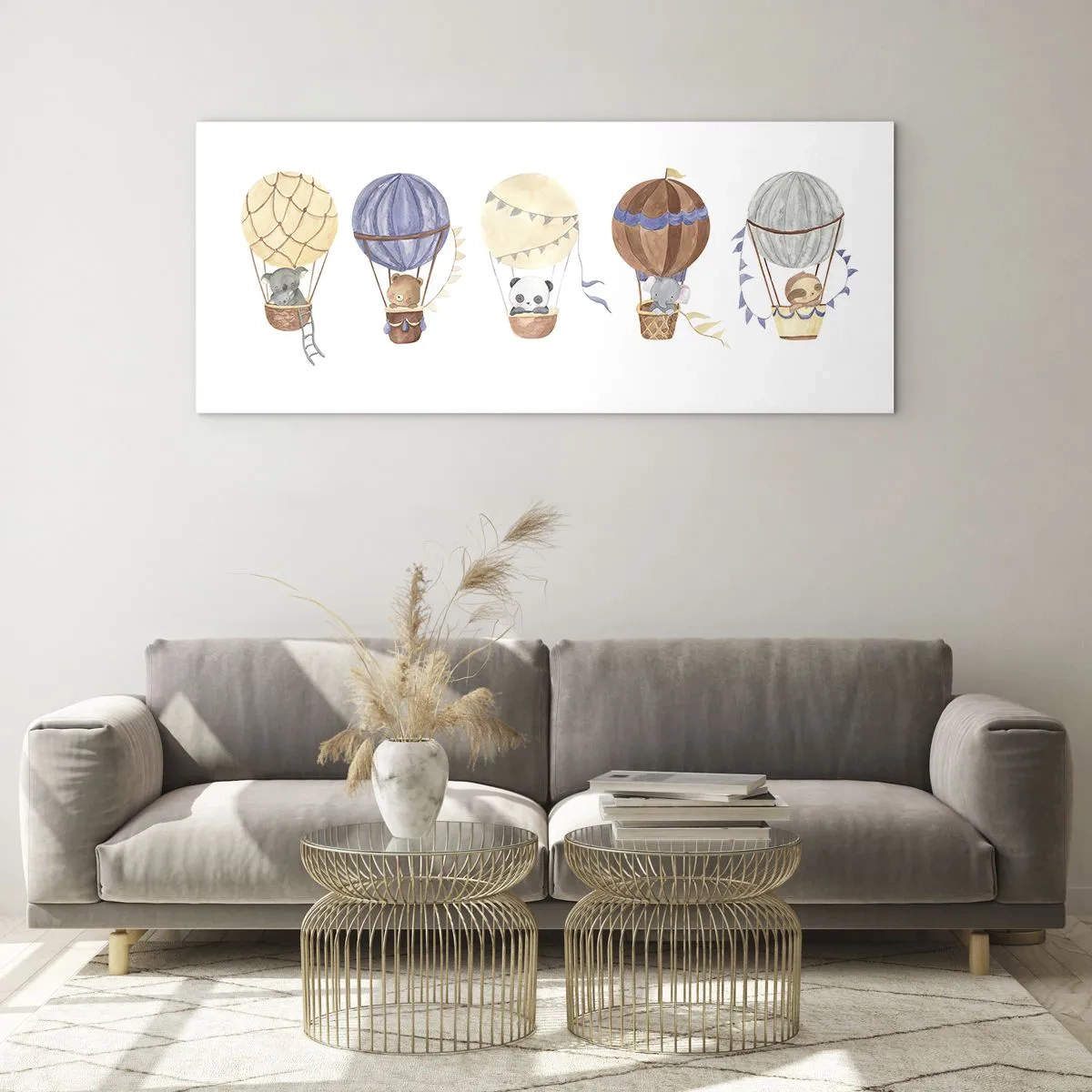 Obraz na szkle - Przyjaciele w podróży - 100x40 cm