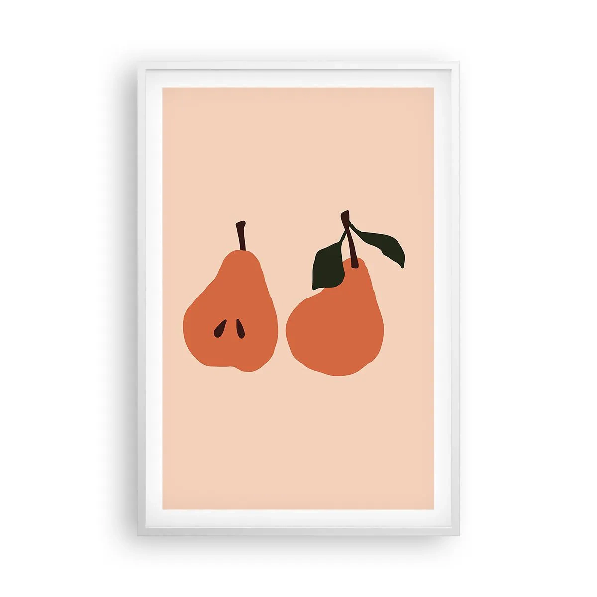 Plakat w białej ramie - Sama słodycz - 61x91 cm