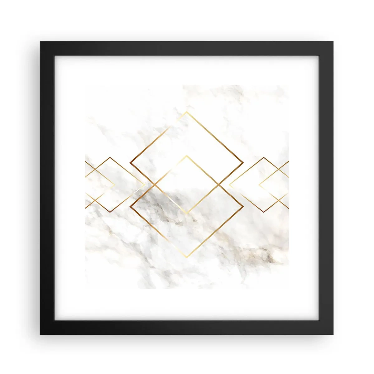 Plakat w czarnej ramie - Widok na nieskończoność - 30x30 cm