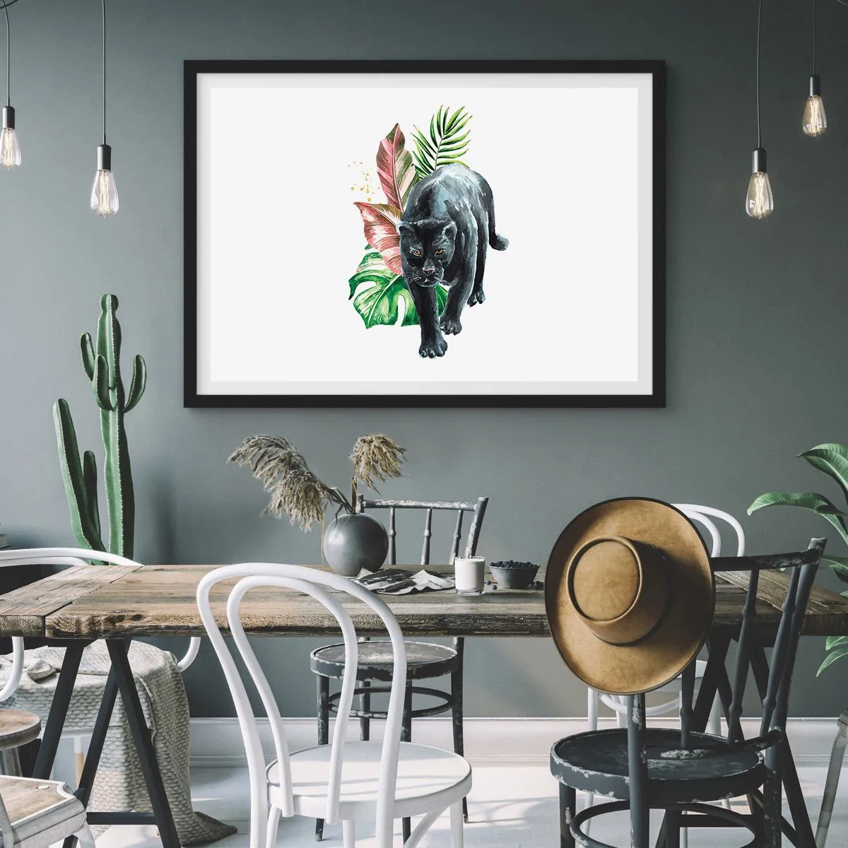 Plakat w czarnej ramie - Dzikość serca - 91x61 cm