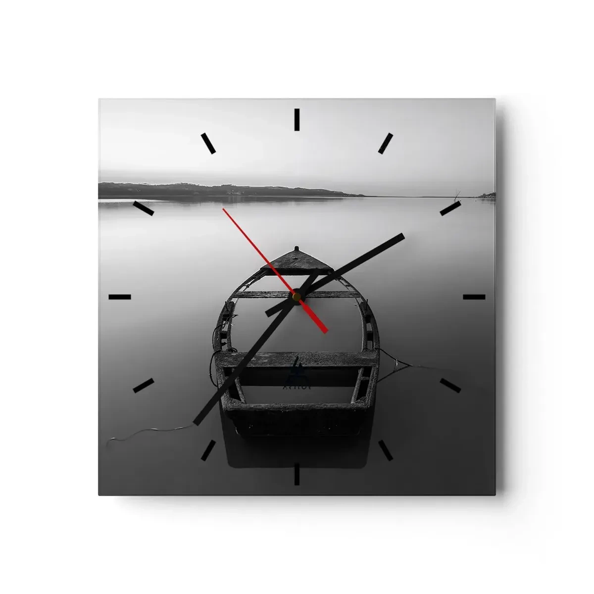 Zegar ścienny - Tęsknota i melancholia - 40x40 cm