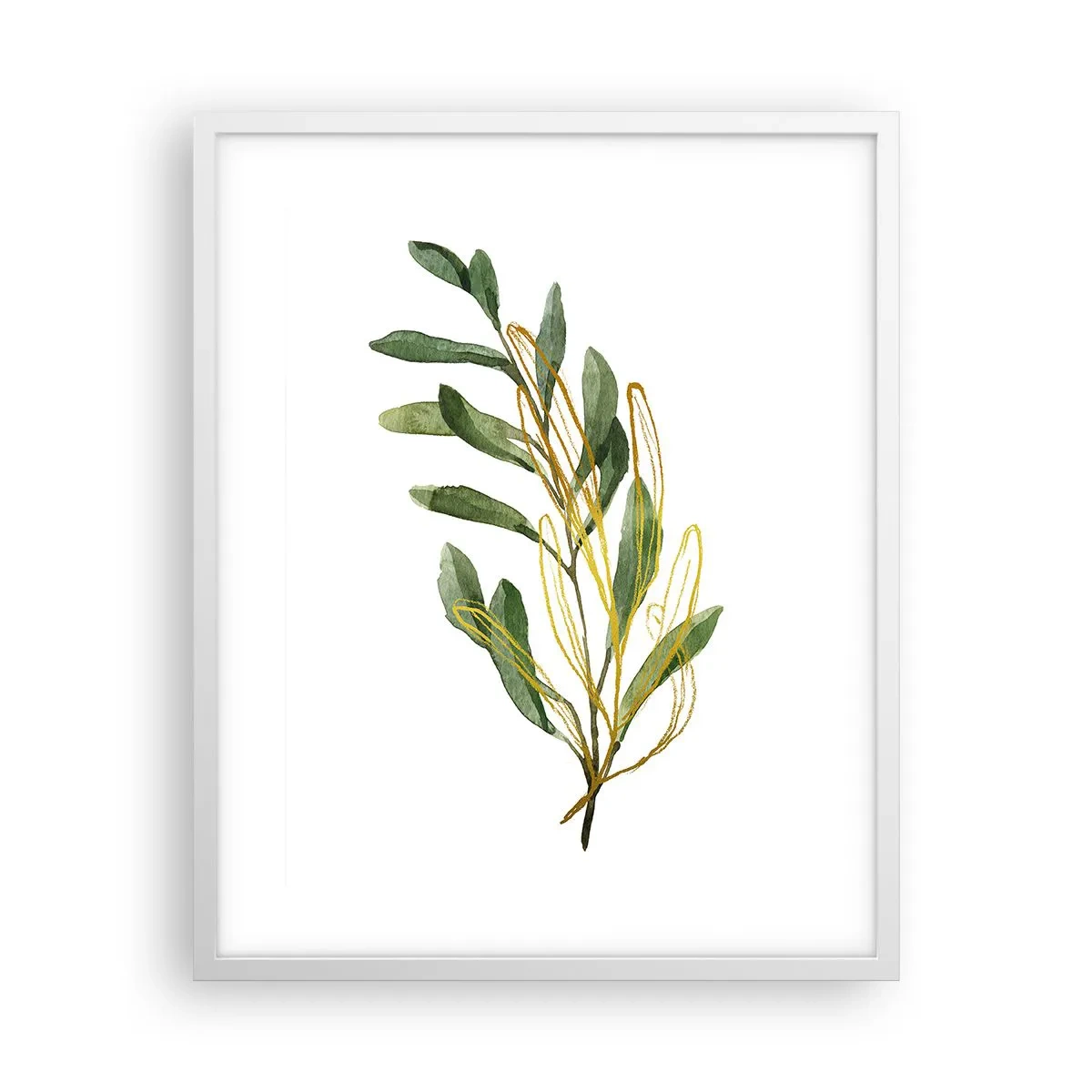 Plakat w białej ramie - Wszystko co dobre - 40x50 cm