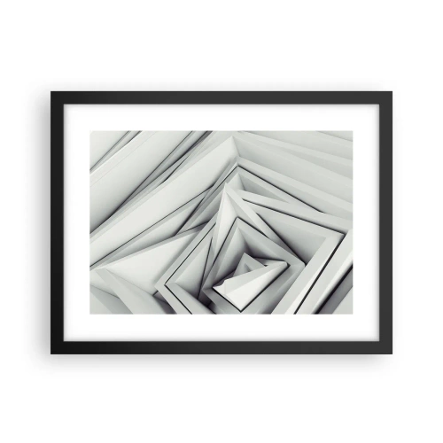 Plakat w czarnej ramie - Ostrych kątów pąkowie - 40x30 cm