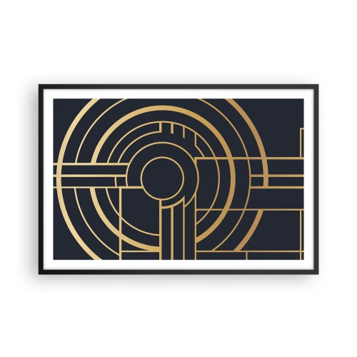 Plakat w czarnej ramie - Obroty rzeczy - 91x61 cm