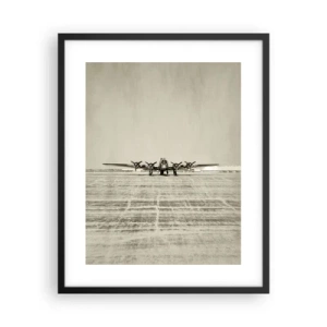 Plakat w czarnej ramie - Jak zawsze gotowy - 40x50 cm