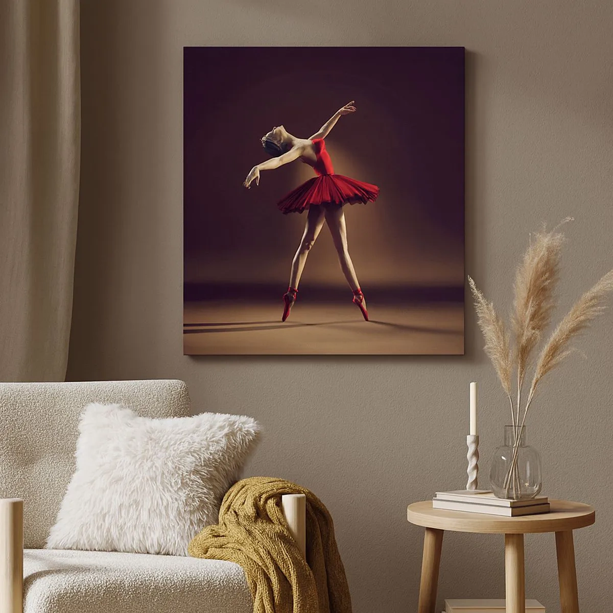 Obraz na płótnie - Prima ballerina - 30x30 cm