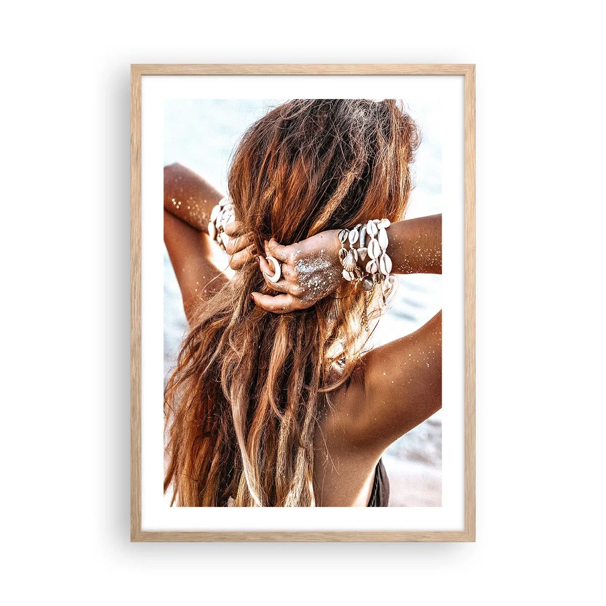 Plakat w ramie jasny dąb - Siostra wody i słońca - 50x70 cm