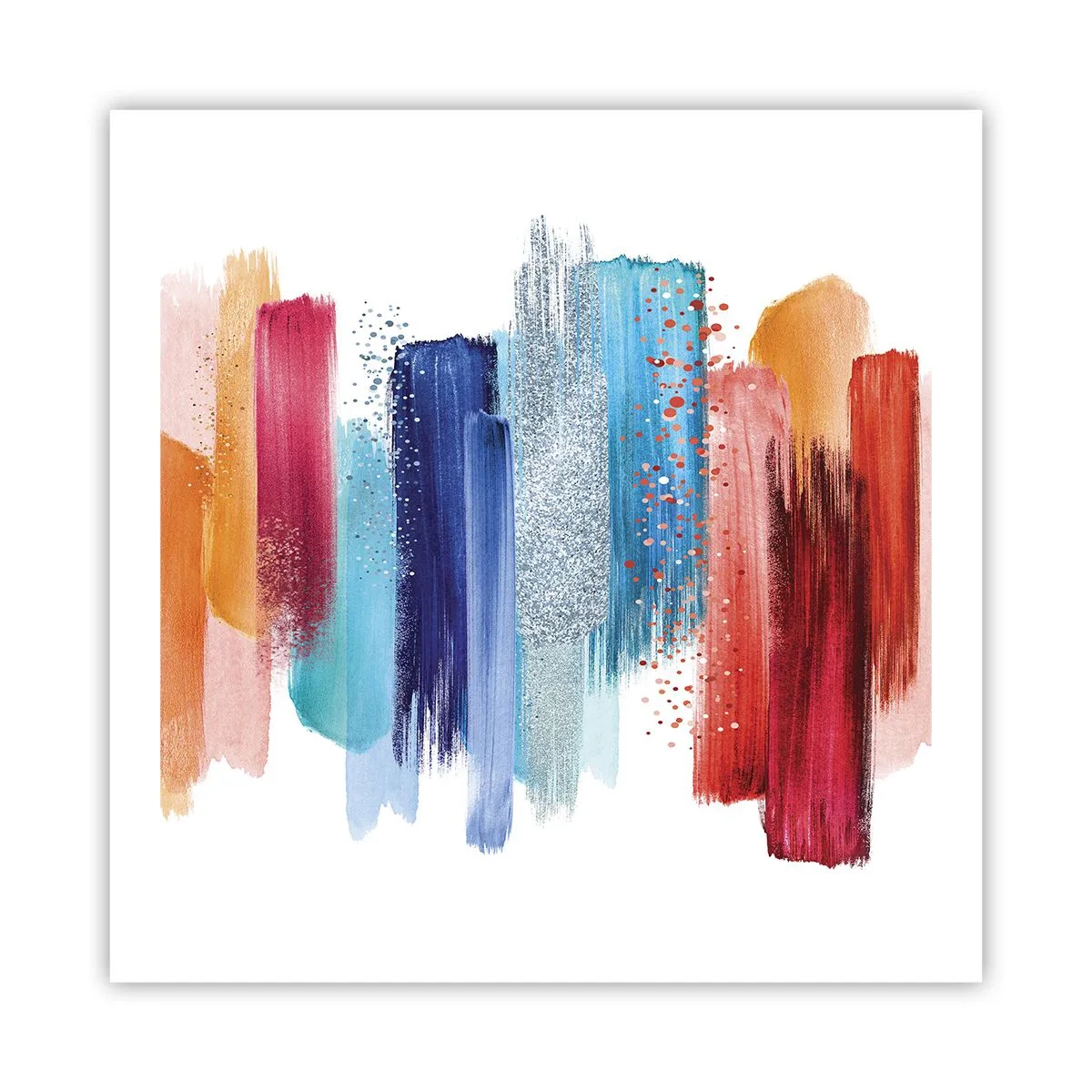 Plakat - W górę i w dół  - 60x60 cm