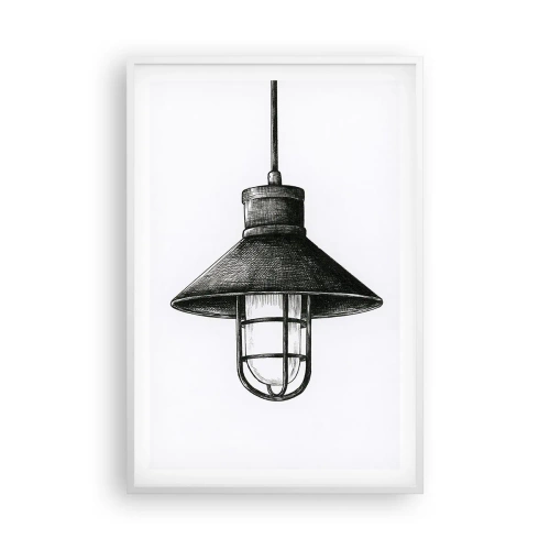 Plakat w białej ramie - Jak przed laty… - 61x91 cm