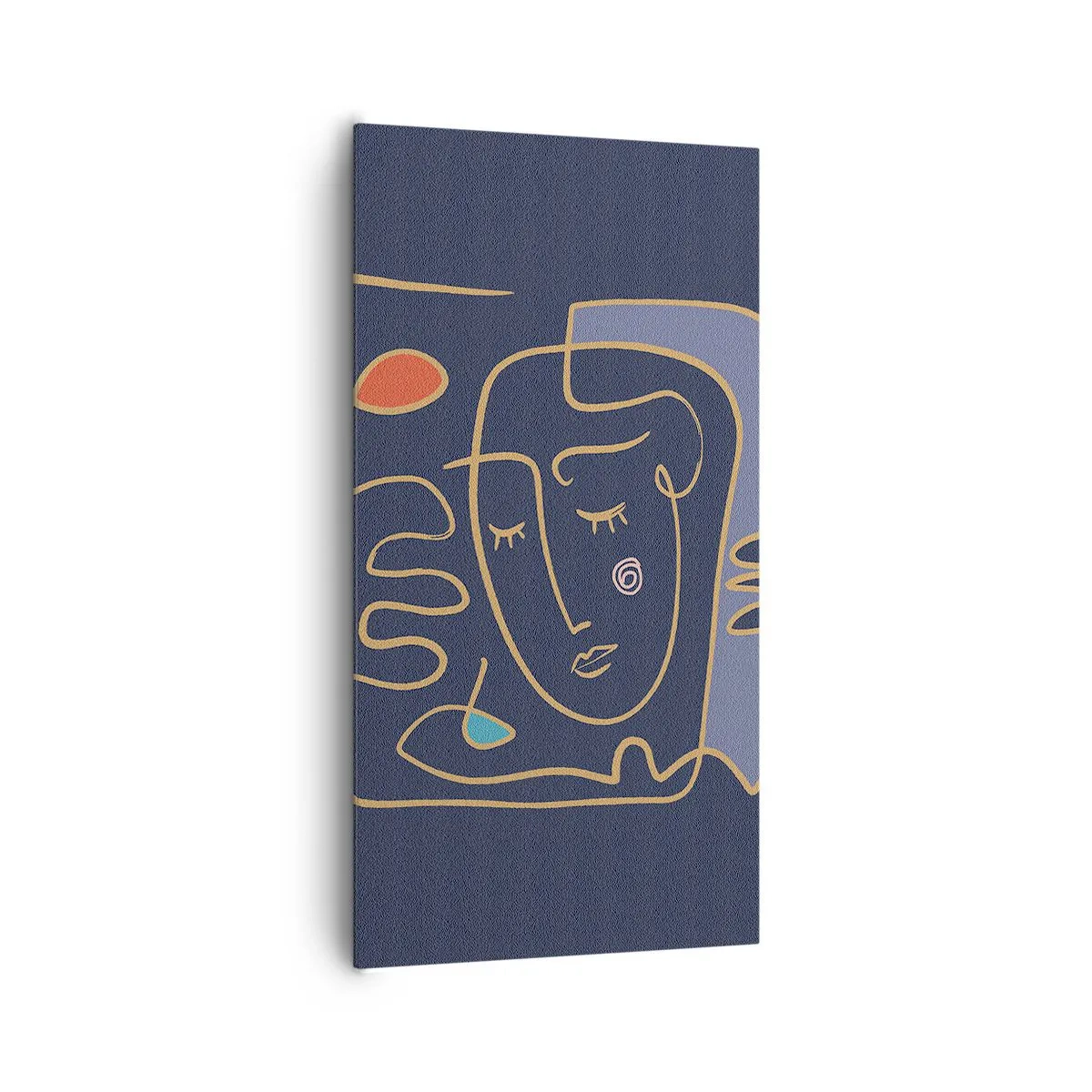 Obraz na płótnie - W zamyśleniu - 65x120 cm