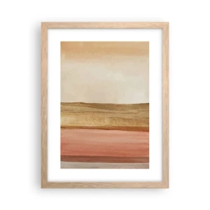 Plakat w ramie jasny dąb - Kompozycja wertykalna - 30x40 cm