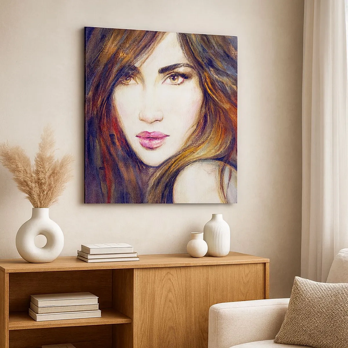 Obraz na płótnie - Grosik za twoje myśli - 30x30 cm