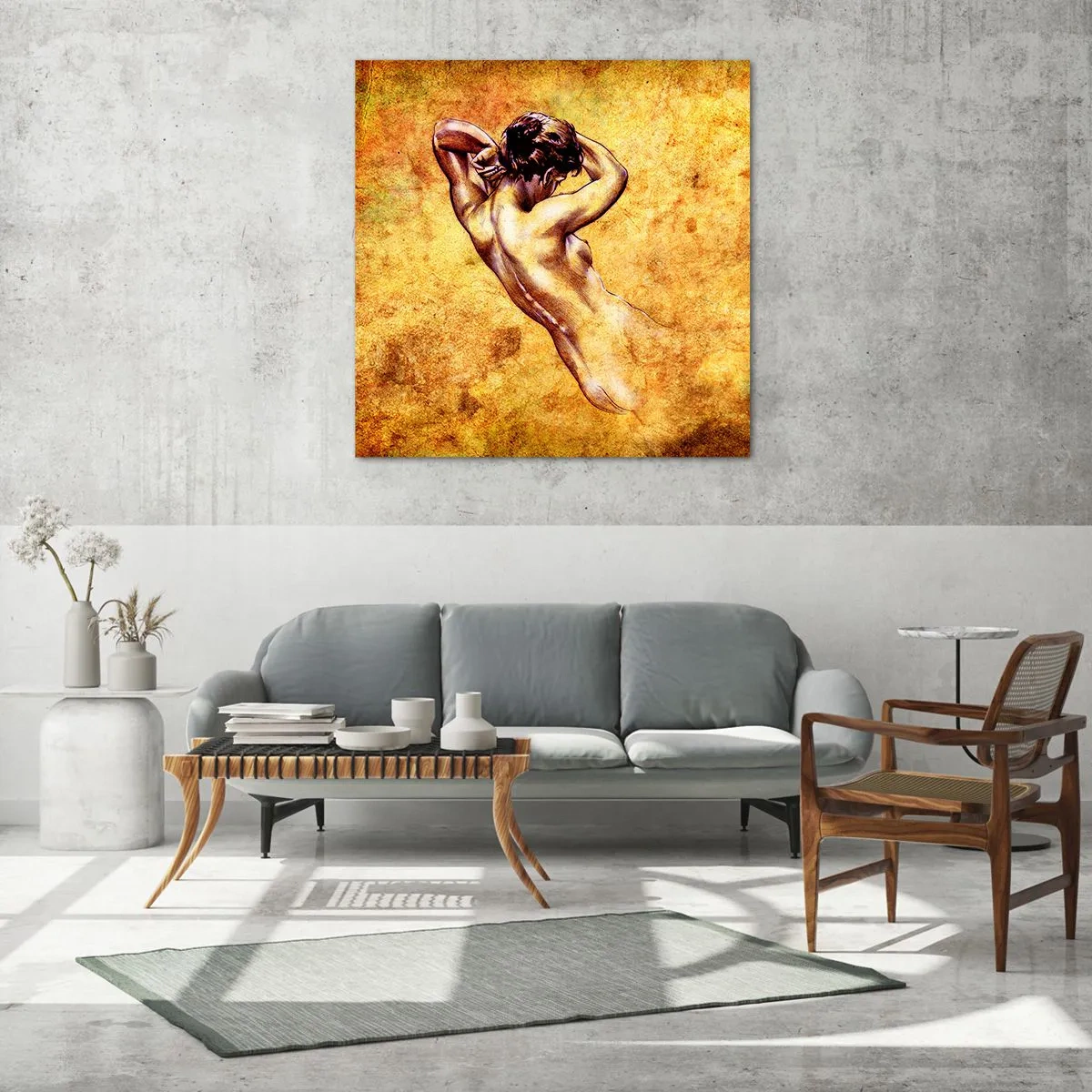 Obraz na szkle - Odkryta, ale wciąż tajemnica - 30x30 cm