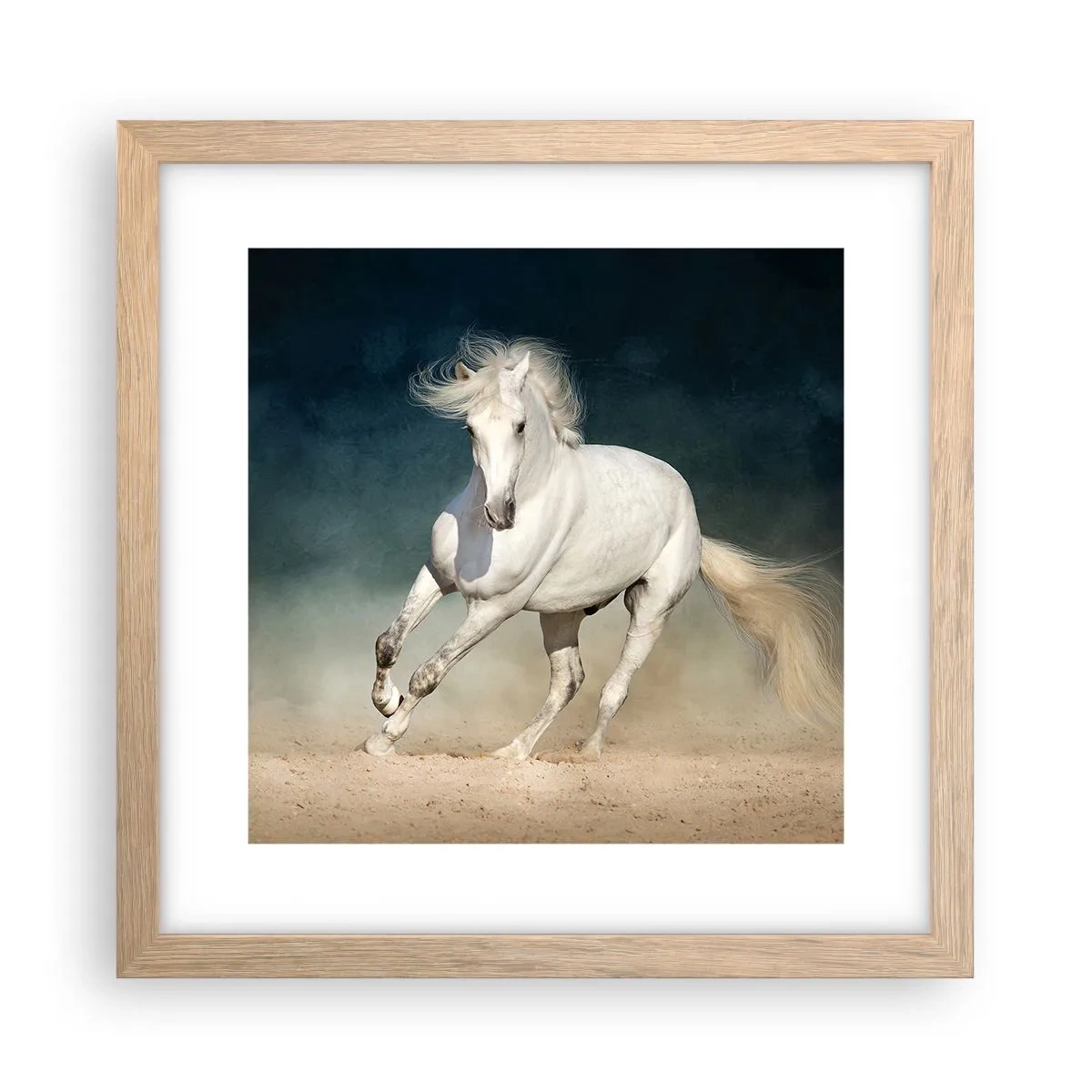 Plakat w ramie jasny dąb - Wolność w stanie czystym - 30x30 cm