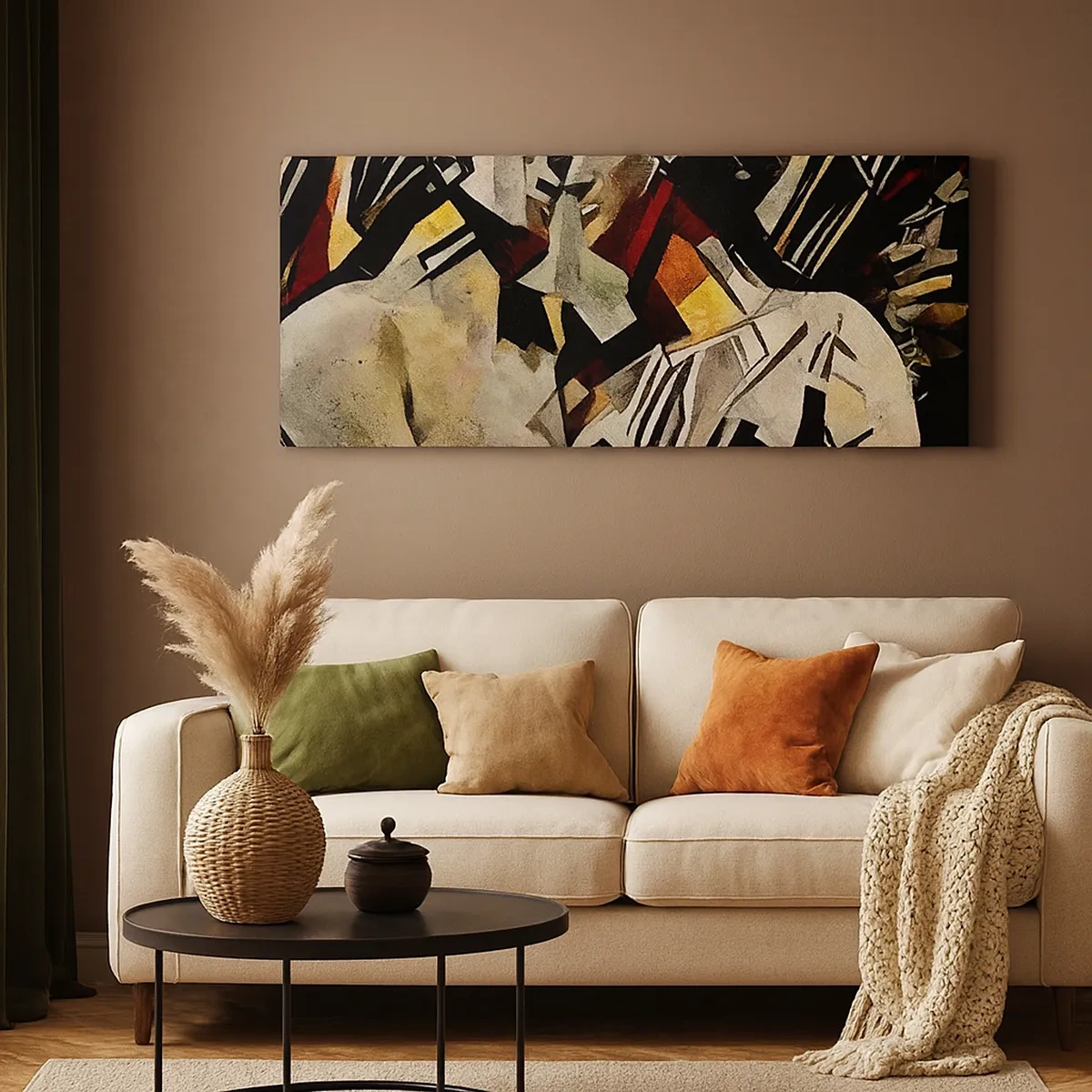 Obraz na płótnie - Posągowy pocałunek - 30x30 cm