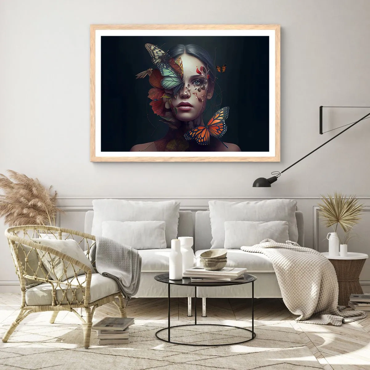 Plakat w ramie jasny dąb - Cudowna metamorfoza - 40x30 cm