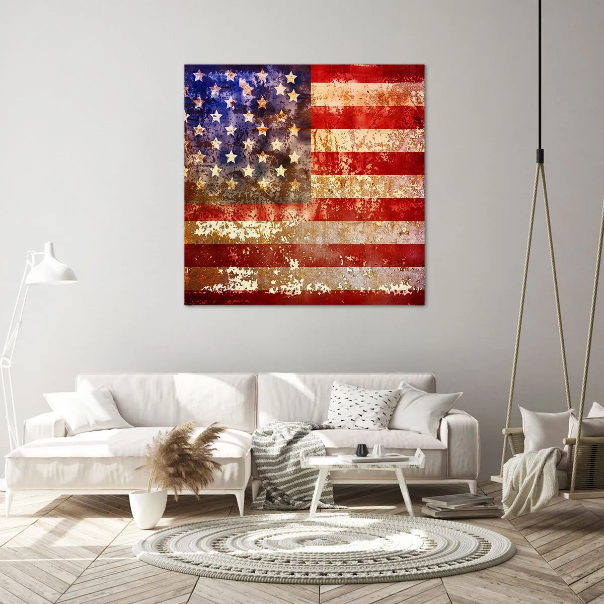 Obraz na płótnie - Chwała nie przemija - 60x60 cm