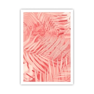 Plakat - Różowy koncept - 70x100 cm